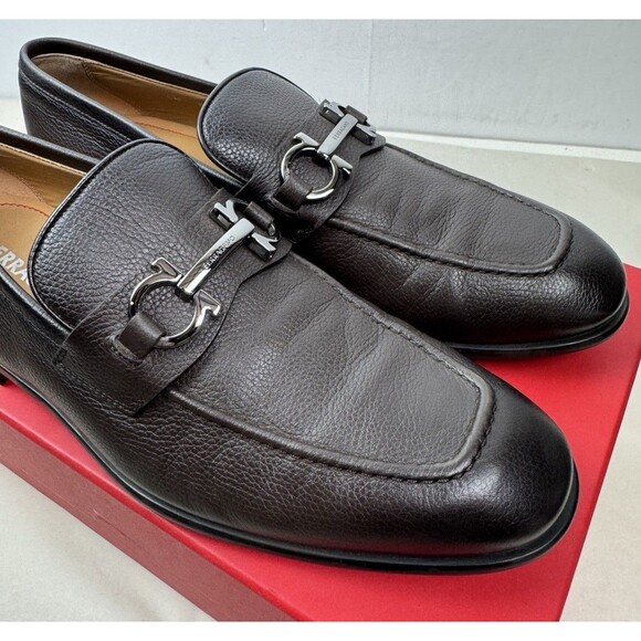 FERRAGAMO $995 Men\'s Foster Leather Loafers Size: 8.5 main image 12